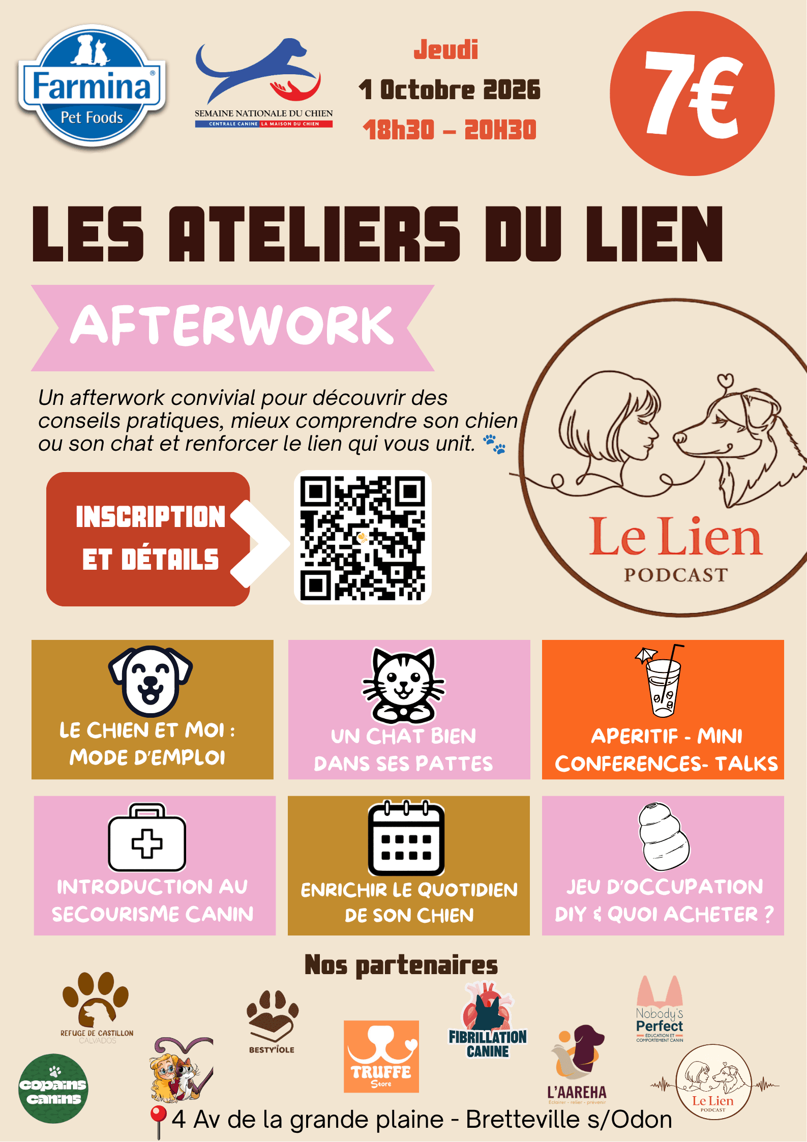 Affiche Les Ateliers du Lien Afterwork
